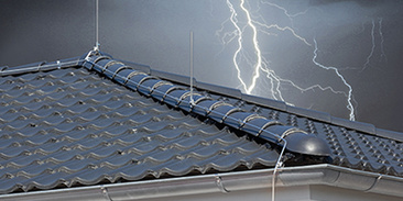 Äußerer Blitzschutz bei Elektro Technik Weiß e.K. in Lauterbach